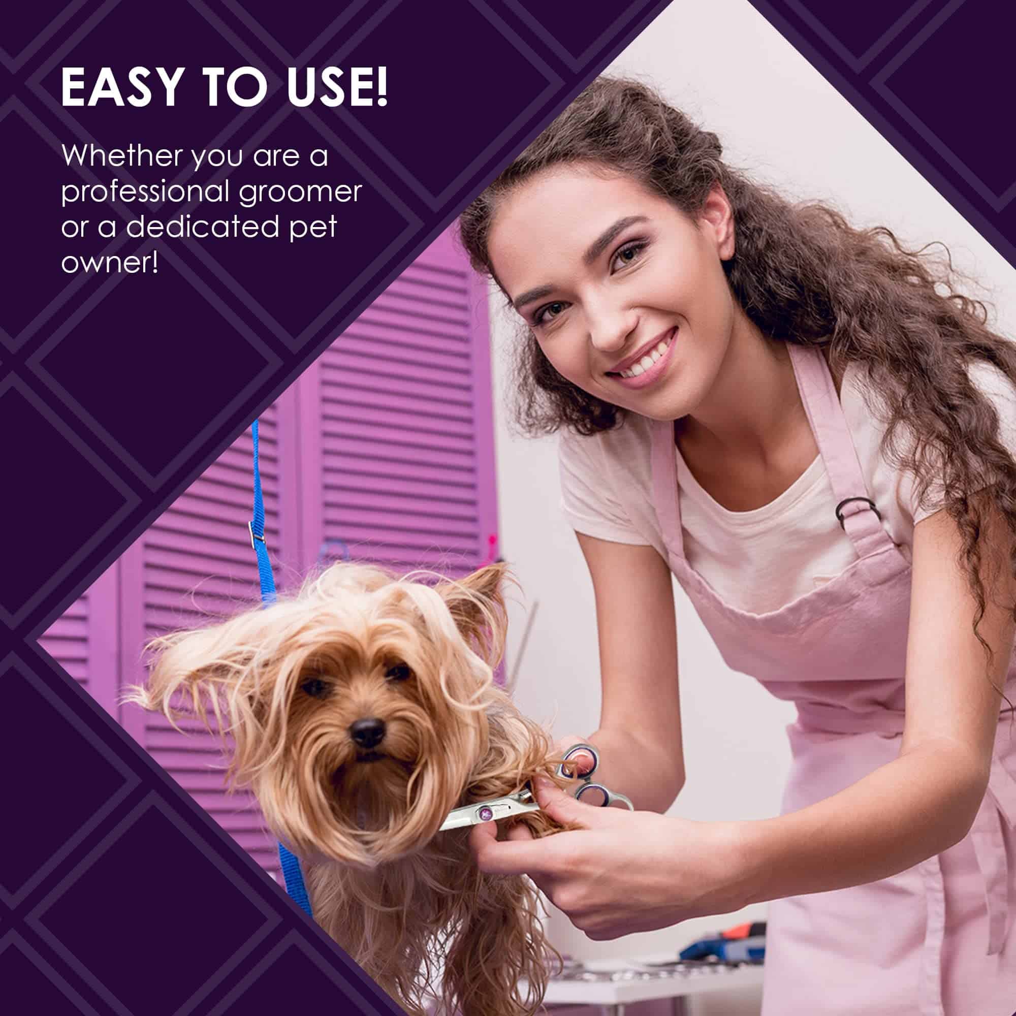 Tijeras de Aseo Rectas de 8 Pulgadas Kenchii Scorpion para - Imagen 5