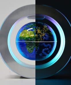 Mapa Mundial de Levitación Magnética con Constelaciones