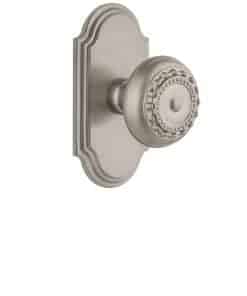 Grandeur 812287 Placa de Arco Pasaje con Perilla Partenón