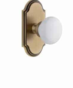 Placa de Arco Falsa con Perilla de Hyde Park en Latón