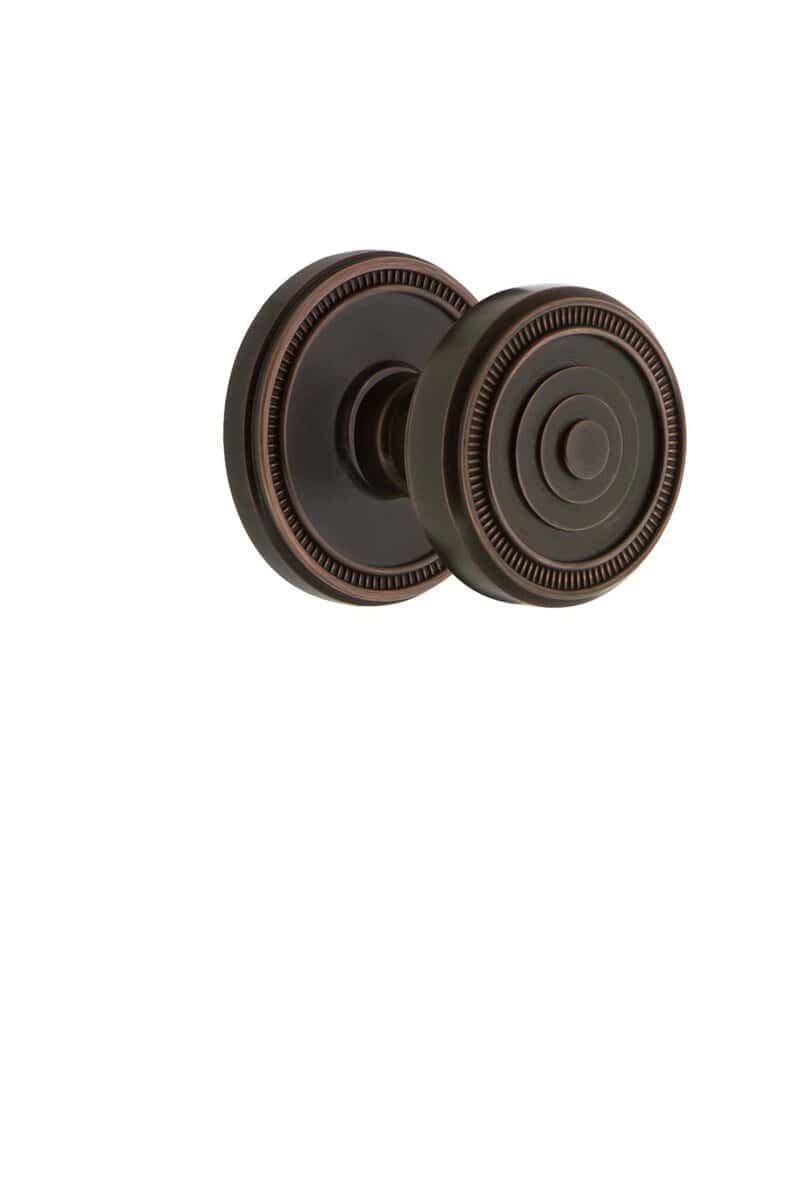 Grandeur 809223 Roseta de Paso con Perilla Soleil en Bronce