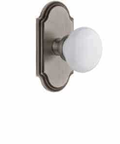 Placa de paso Grandeur 812276 con perilla Hyde Park en