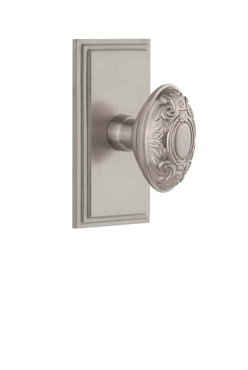 Grandeur 810737 Carre Plate Paso con Pomo Grande Victorian