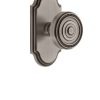 Placa de Paso Grandeur 811274 con Perilla Soleil en Peltre