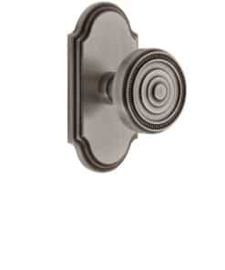 Placa de Paso Grandeur 811274 con Perilla Soleil en Peltre