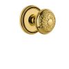 Grandeur 809121 Roseta Soleil Passage con Knob Windsor en