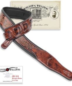 Correa de cuero acolchada hecha a mano Walker & Williams