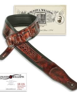 Correa de Guitarra Acolchada Bourbon Brown Walker &