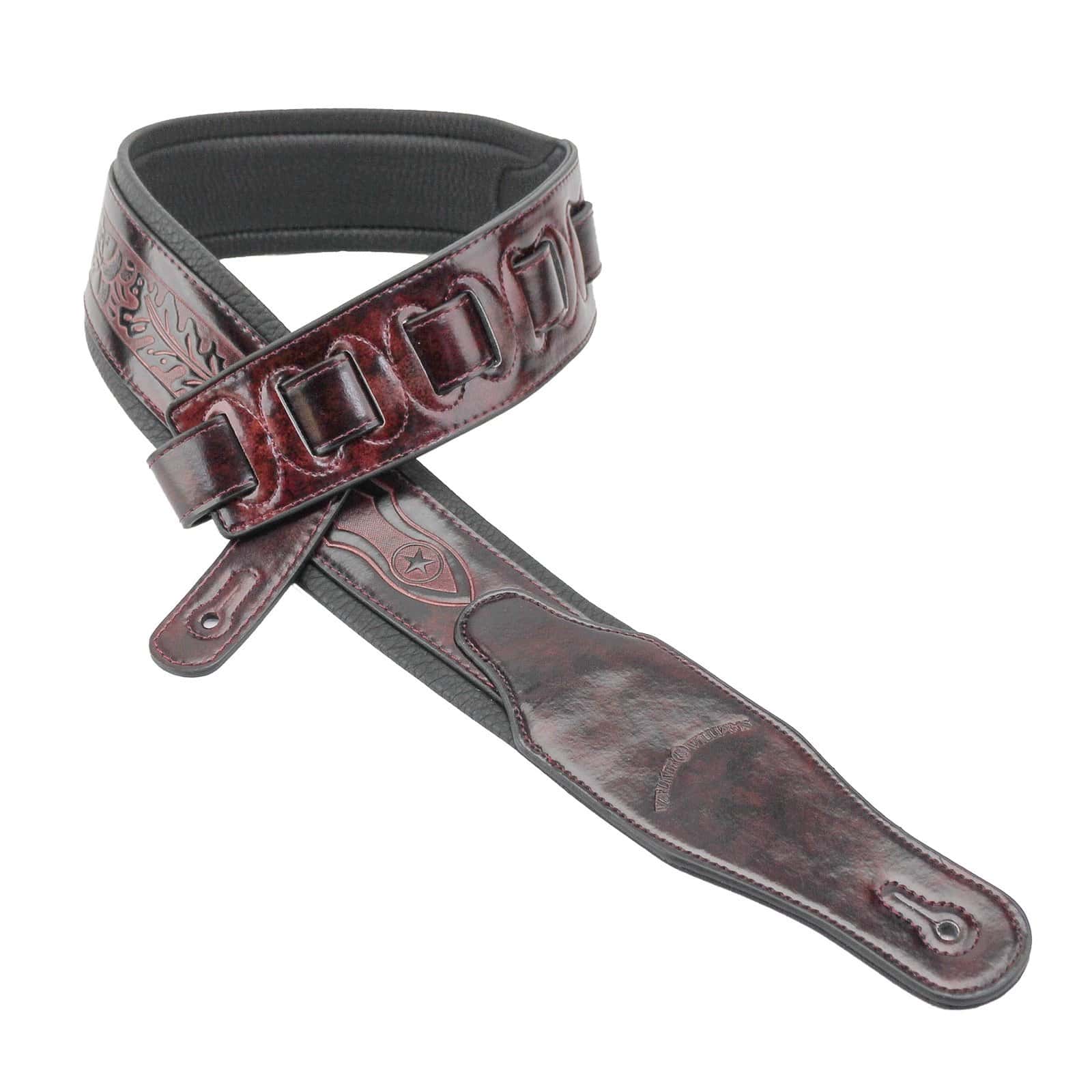 Correa de Guitarra Acolchada Hecha a Mano -y de Bajo - Imagen 3