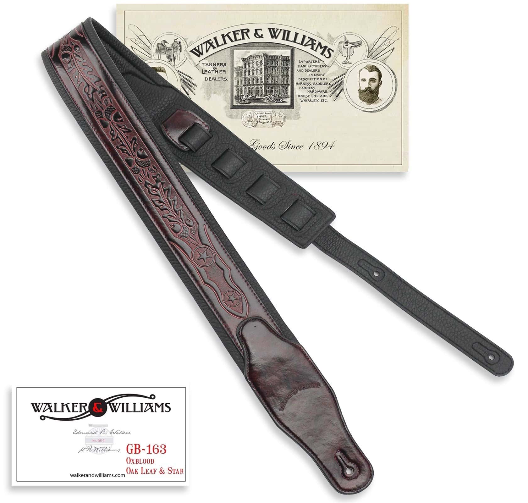 Correa de Guitarra Acolchada Hecha a Mano -y de Bajo