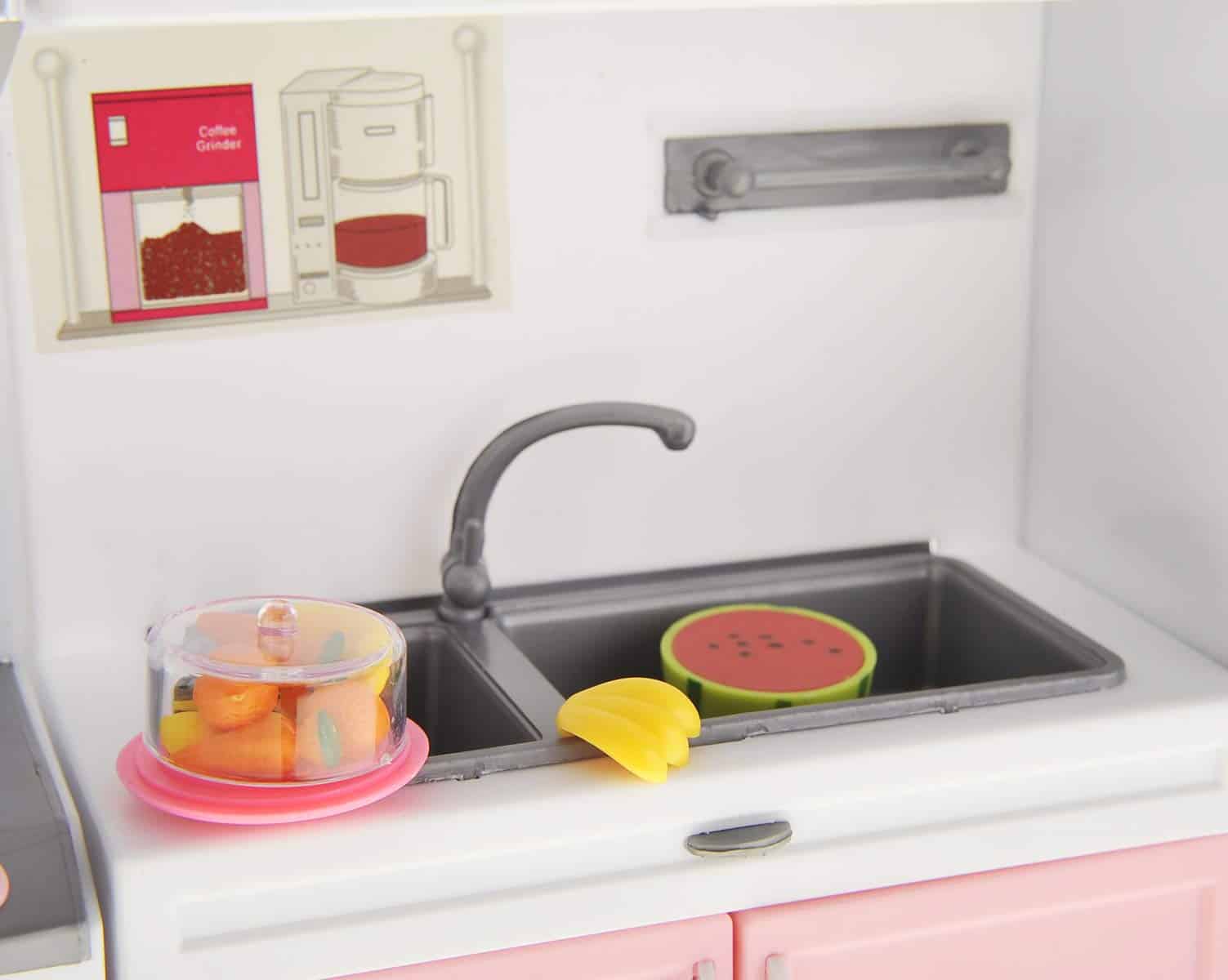 Set de Cocina de Muñeca PowerTRC, Mini Cocina Moderna de - Imagen 9