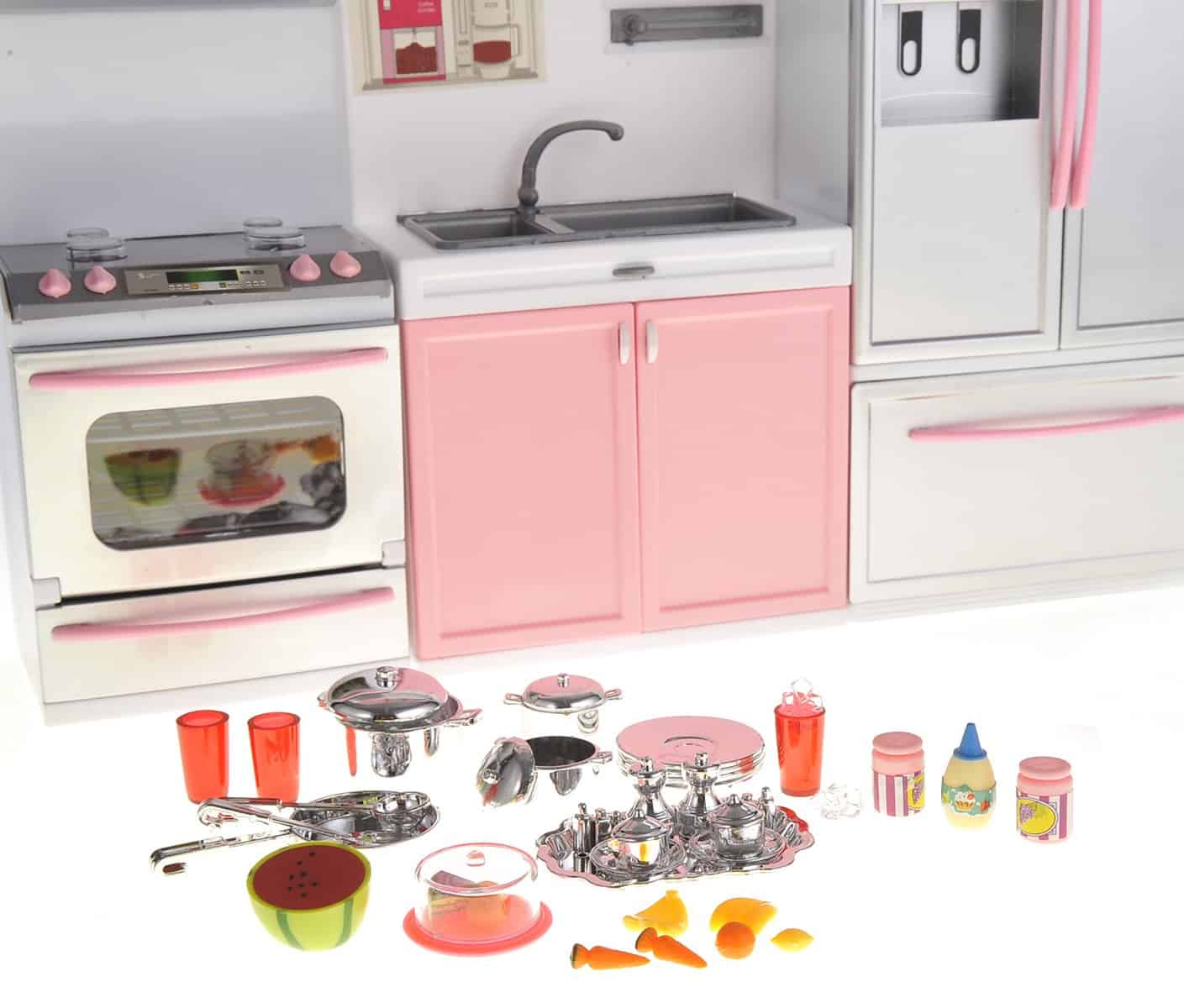 Set de Cocina de Muñeca PowerTRC, Mini Cocina Moderna de - Imagen 6