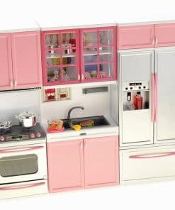 Set de Cocina de Muñeca PowerTRC, Mini Cocina Moderna de