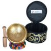 Juego de Cuenco Tibetano de Meditación de Yoga con Mazo,