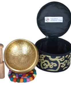 Juego de Cuenco Tibetano de Meditación de Yoga con Mazo,