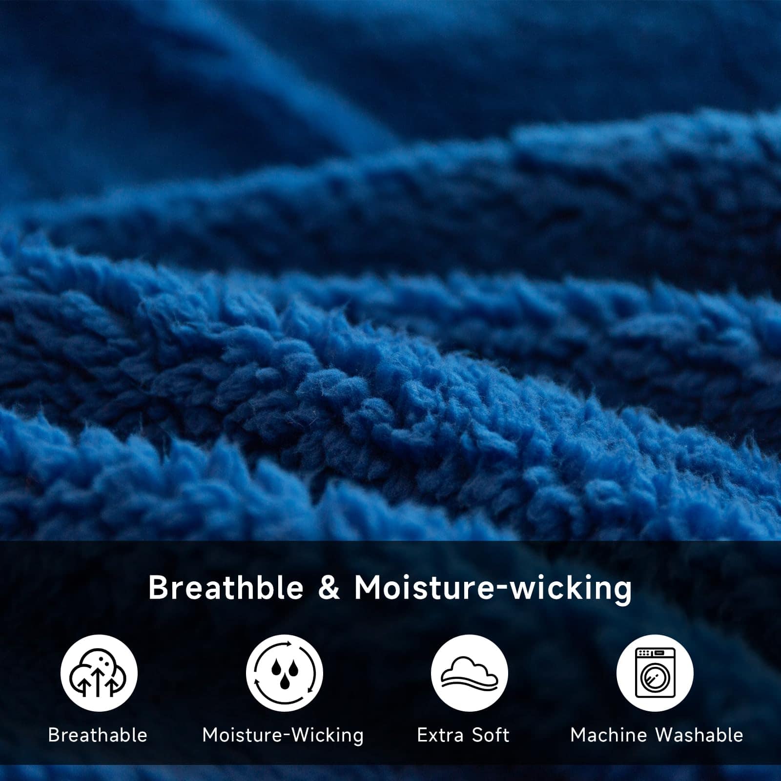 Manta con forro Sherpa Chivas Silk Touch 50x60 - Imagen 5