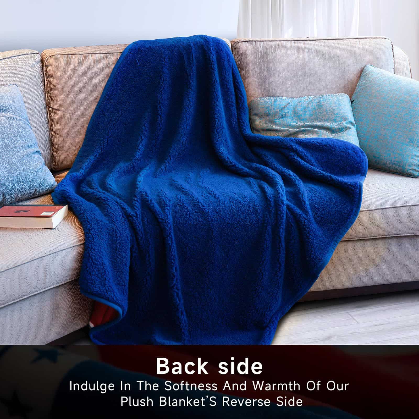 Manta con forro Sherpa Chivas Silk Touch 50x60 - Imagen 6