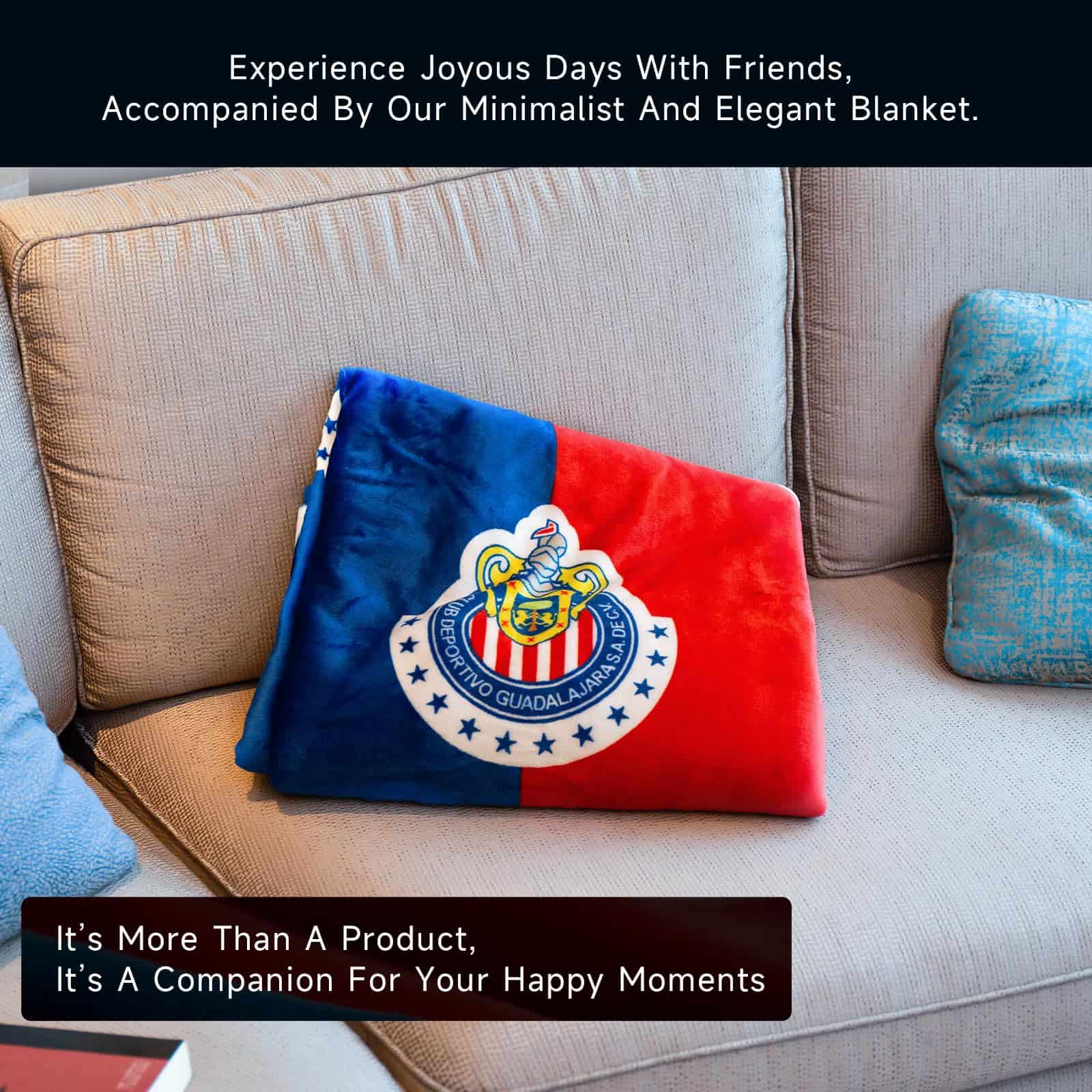 Manta con forro Sherpa Chivas Silk Touch 50x60 - Imagen 9