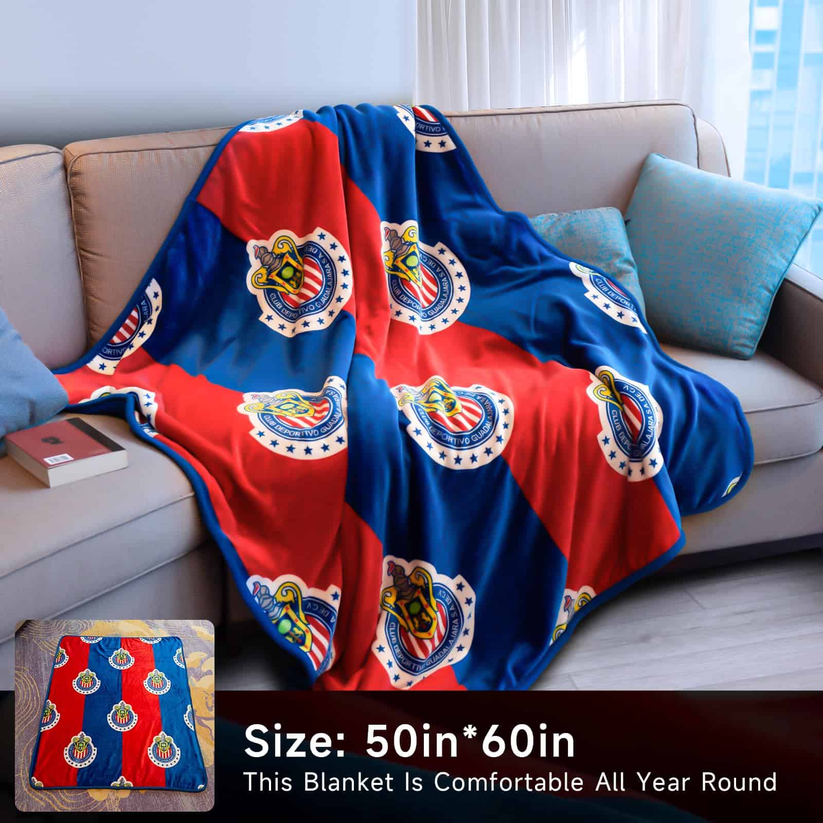 Manta con forro Sherpa Chivas Silk Touch 50x60 - Imagen 8