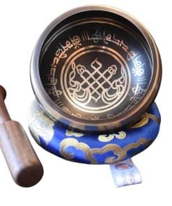 Conjunto de Cuenco Cantor con palo y cojín gratis de