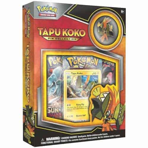 Colección de Pins de Pokemon TCG Tapu Koko Juego de Cartas