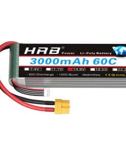 Batería Lipo HRB 4S XT60 3000mAh 14.8V 60C Pack de Batería