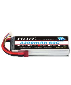Batería Lipo HRB 4S 3300mAh Estuche Suave 14.8V 60C Batería