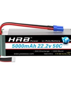 Batería de Lipo HRB 6S 5000mAh Estuche Blando EC5 50C 100C