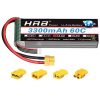 Batería de Lipo de HRB 4S 3300mAh 60C 14.8V Pack de Batería