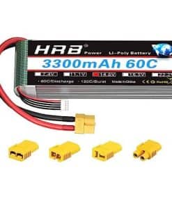 Batería de Lipo de HRB 4S 3300mAh 60C 14.8V Pack de Batería
