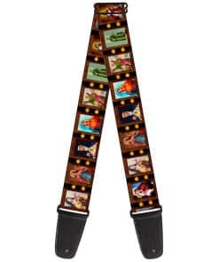 Correa de guitarra Buckle-Down Saint Blocks de 2 pulgadas