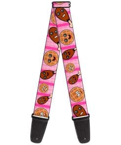 Correa de Guitarra Buckle-Down Waffles de Pollo Frito Plaid