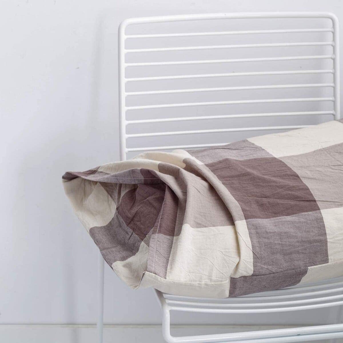 SUSYBAO 100% Funda de Edredón de Algodón Lavado King Juego - Imagen 7