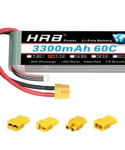 Batería de Lipo HRB 3S 11.1V 3300mAh 60C con Conector XT60