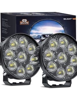 Nilight 2PCS 4Inch Led Pods Redondos 3370LM Luz de Trabajo