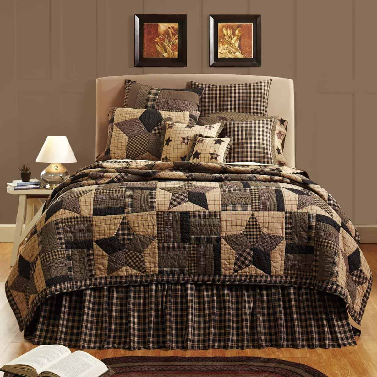 Edredón de Lujo King VHC Brands Bingham Star 120Wx105L - Imagen 8