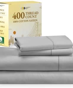 Juego de sábanas 100% algodón California Design Den,