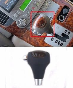 Perilla de cambio de marchas automático de madera gris