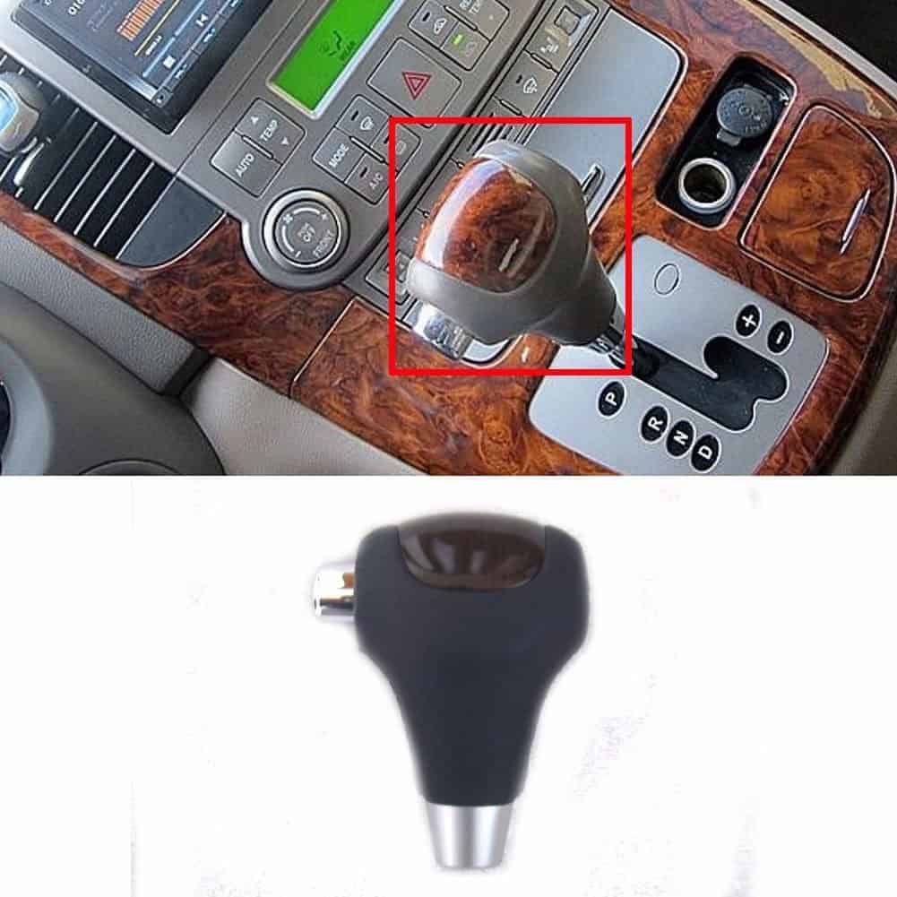 Perilla de cambio de marchas automático de madera gris