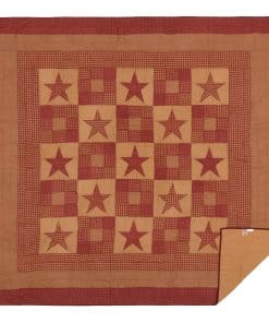 Colcha VHC Brands Ninepatch Star King 105Wx95L Diseño de