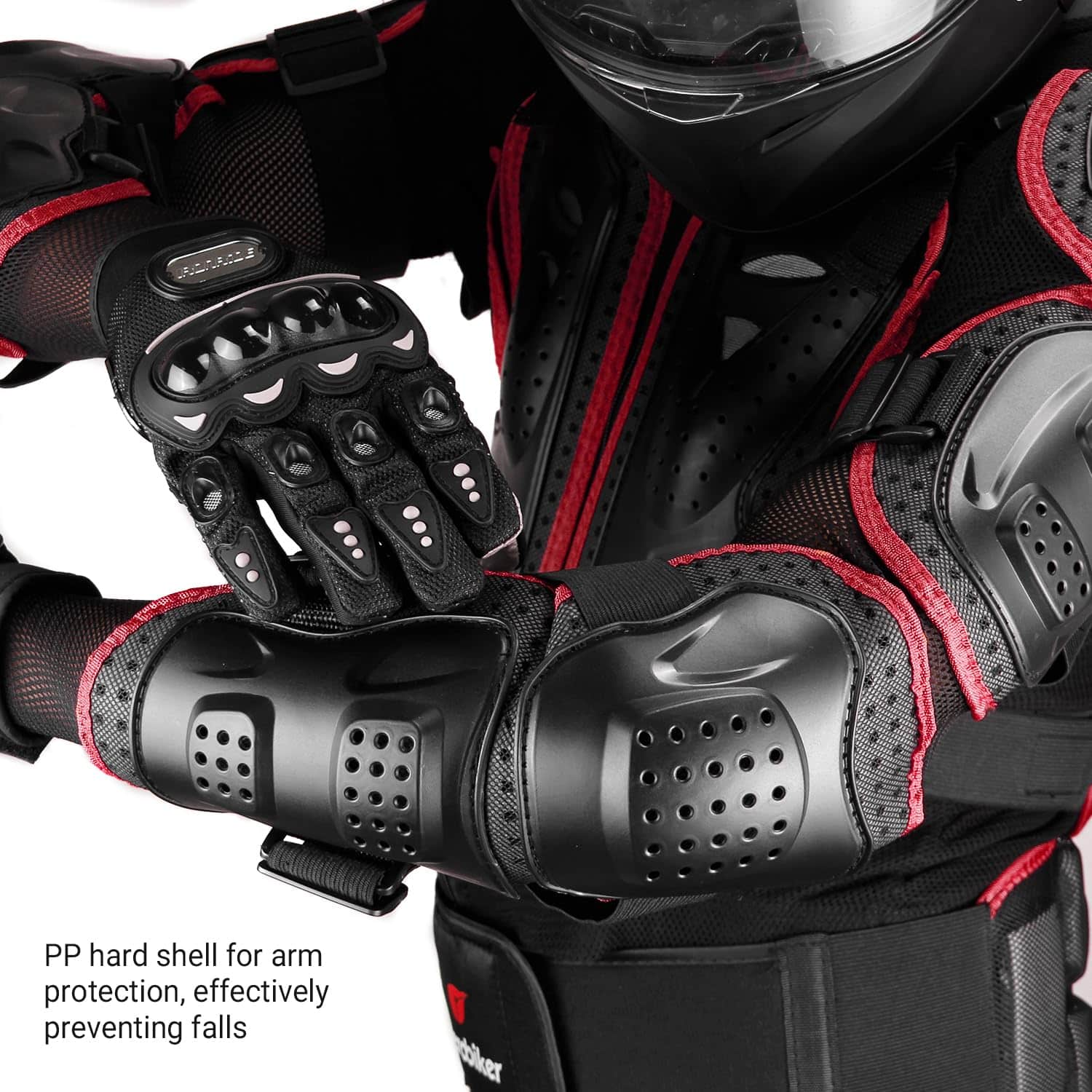 Chamarra de armadura completa para motocicleta HEROBIKER - Imagen 7