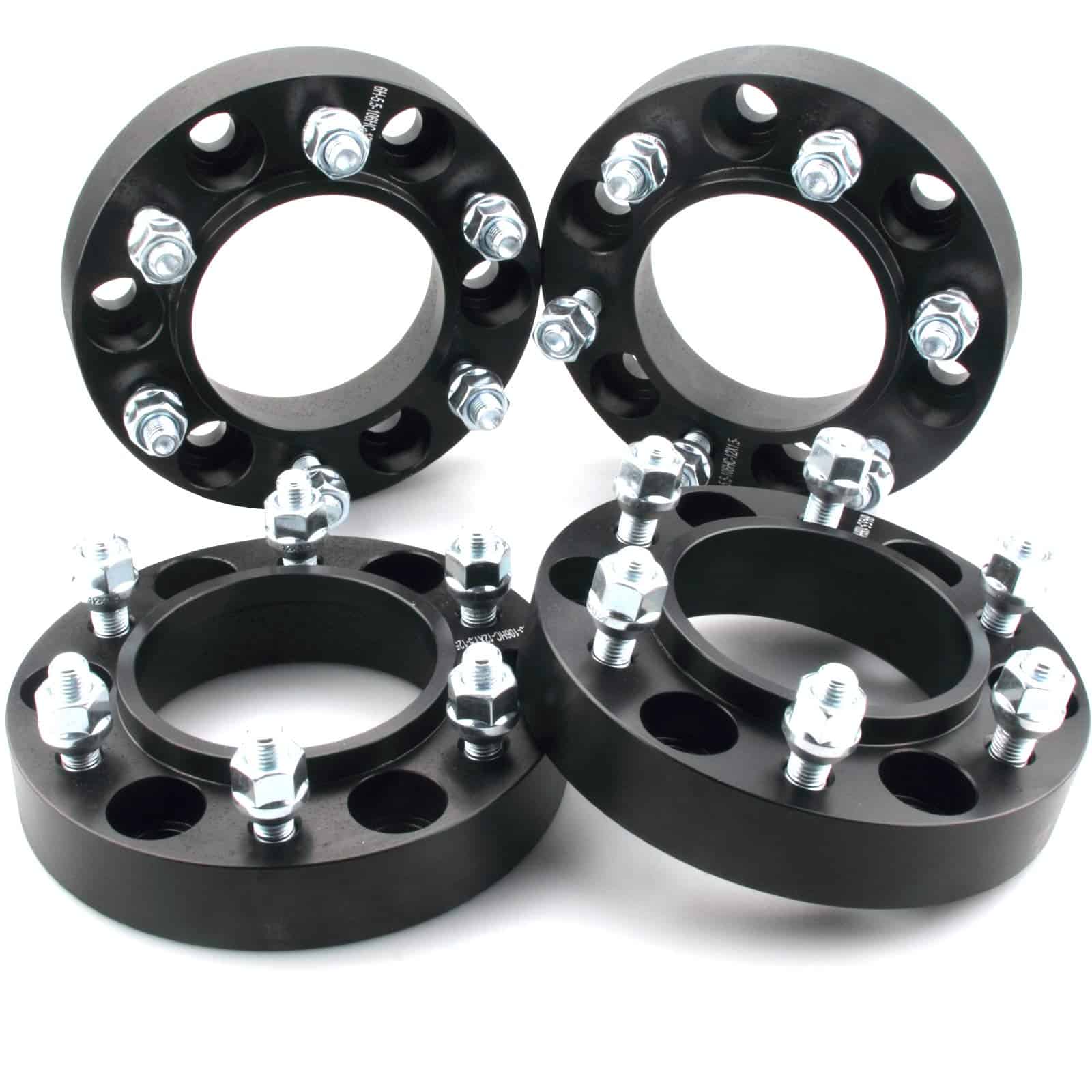 DCVAMOUS 4PC Negro 6x5.5 Separadores de Rueda Hubcentric de