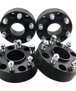 DCVAMOUS 4PC Separadores de Rueda Hubcentric 6x5.5 Negros