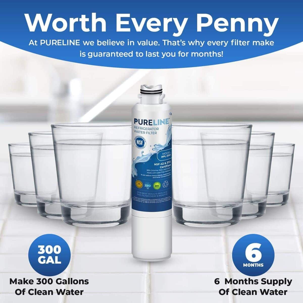 Filtro de agua para refrigerador Pureline DA29-00020B - Imagen 6