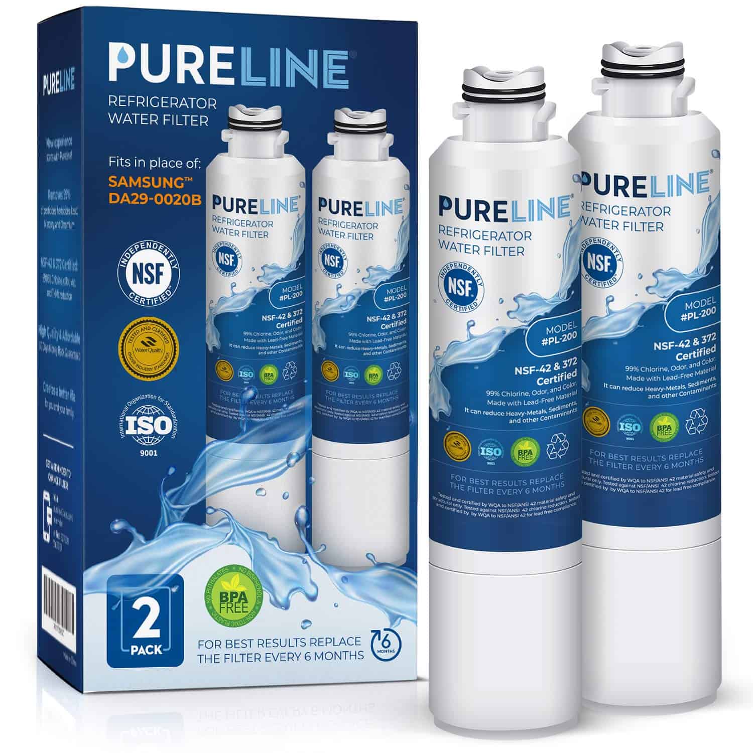 Filtro de agua para refrigerador Pureline DA29-00020B