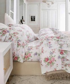 Juego de Sábanas con Volantes Queen's House 4 Piezas