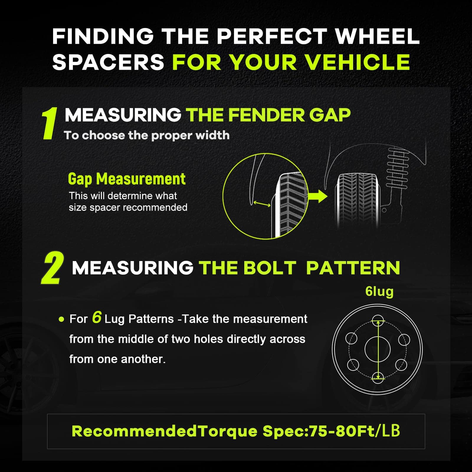 Espaciadores de rueda Hubcentric Customadeonly 1.5" 6x5 - Imagen 7