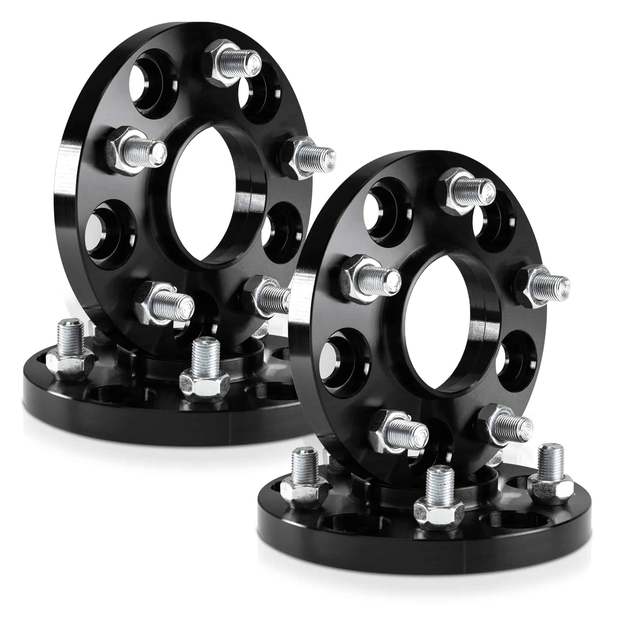 Adaptadores de Rueda Negros 15mm 5x100 a 5x114.3 Hubcentric