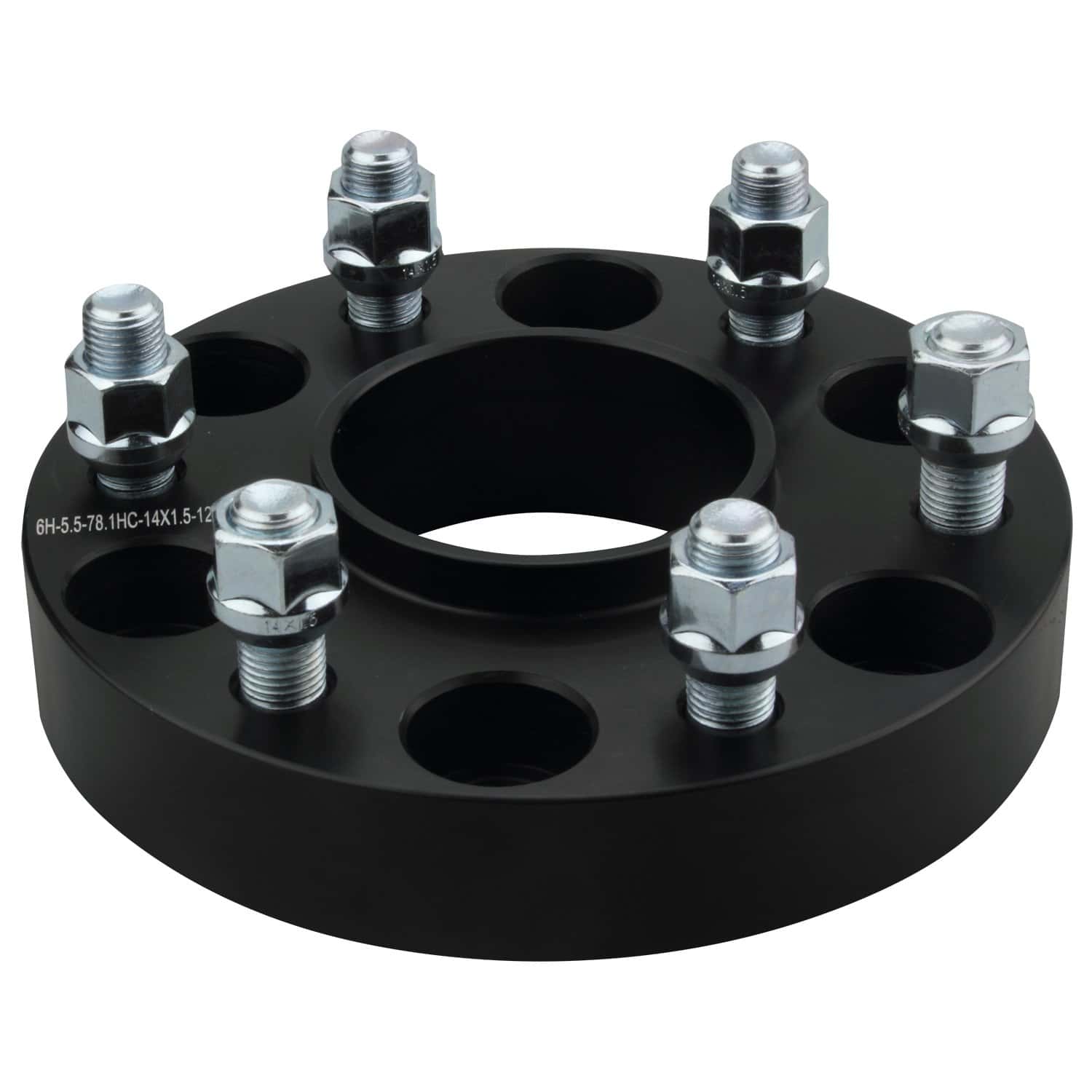 DCVAMOUS 2PC Separadores de Rueda Hubcentric Negros 6x5.5 - Imagen 8