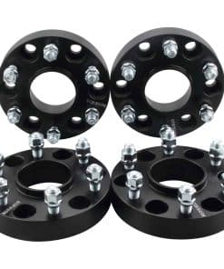 DCVAMOUS 4PC Separadores de Rueda Hubcentric Negros 6x5.5